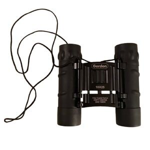 Gordon Black Binoculars 10 x 25, w/ Pouch